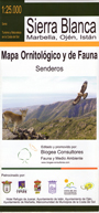 Mapa de senderos y fauna de Sierra Blanca (Marbella, Málaga)